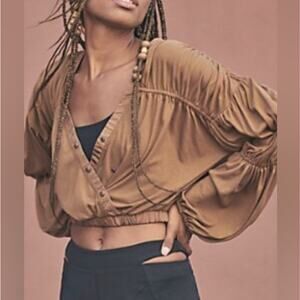 NWT! Free People Dakota Long-Sleeve Layer size M